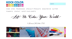 Desktop Screenshot of kochcolor.com